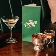A table in a bar with a selection of cocktails