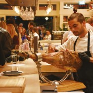 A restaurant scene
